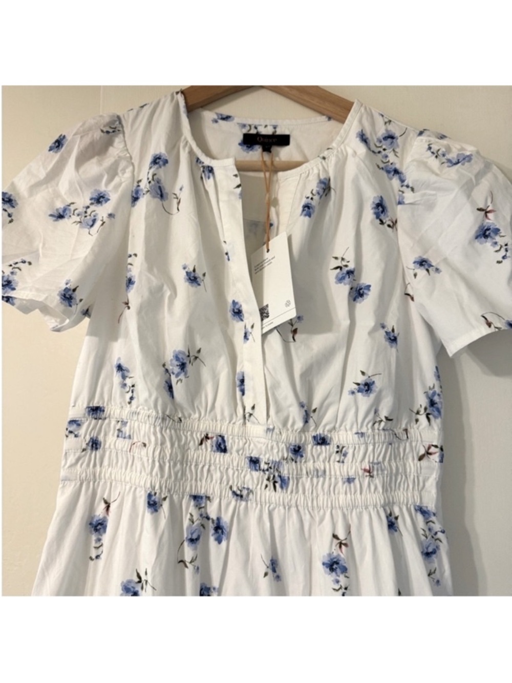 Quince 100% Organic Cotton Poplin Tiered Maxi Dress XS - Picture 3 of 6